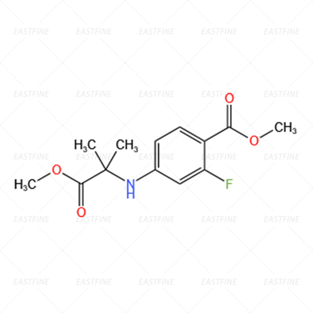 methyl 2-fluoro-4-((1-methoxy-2-methyl-1-oxopropan-2-yl)amino)benzoate