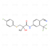 N-[4-Cyano-3-(trifluoromethyl)phenyl]-3-[(4-flurorphenyl)thio]-2-hydroxy-2-methylpropionamide